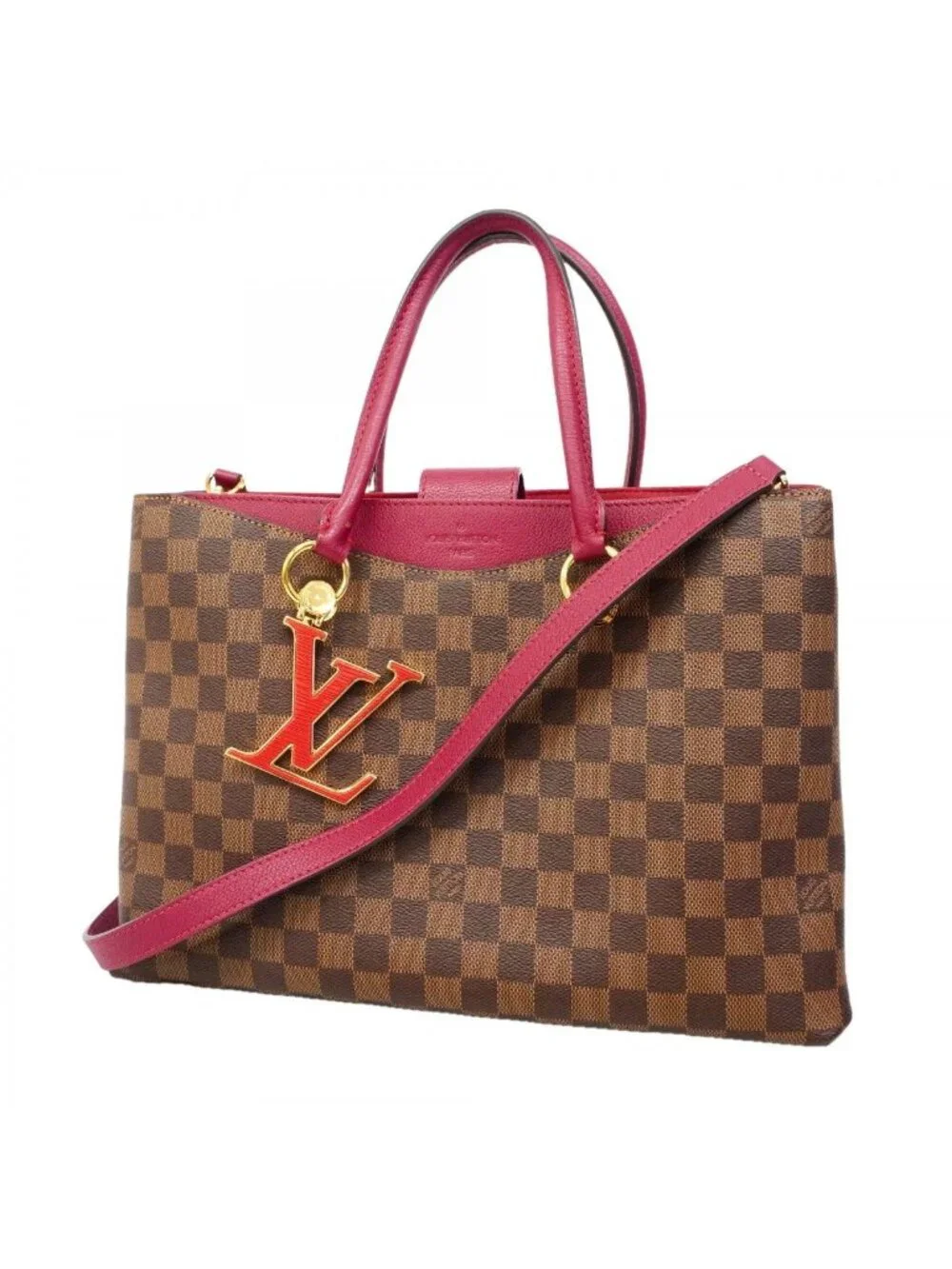 Louis Vuitton Handbag Damier LV Riverside Ebene Redouvent 2-Way